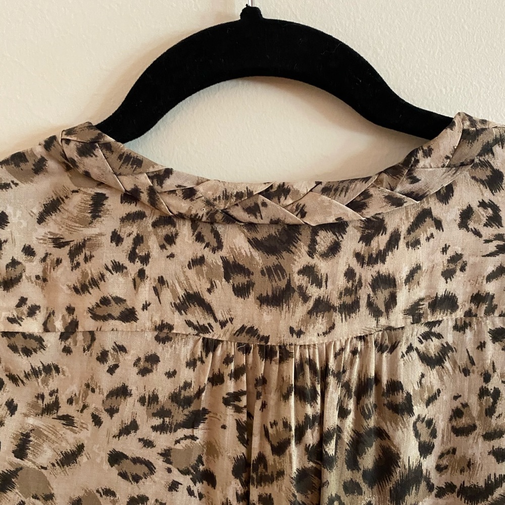 Rebecca Taylor Cheetah Wrap Dress - Picture 6 of 7